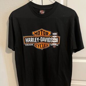 Harley-Davidson of Jacksonville Black and Orange Short Sleeve Tee